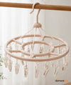 20-Clip Round Drying Rack