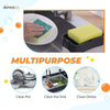 2-in-1 Kitchen Soap Dispenser with Sponge Holder | 13oz Soap Pump Organizer