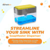 2-in-1 Kitchen Soap Dispenser with Sponge Holder | 13oz Soap Pump Organizer