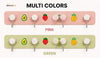 Multi-Purpose Adhesive Wall Hook Rack | Space-Saving Kitchen & Bathroom Organizer