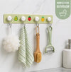 Multi-Purpose Adhesive Wall Hook Rack | Space-Saving Kitchen & Bathroom Organizer