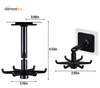 360° Rotating Wall-Mounted Utensil Holder with 6 Hooks | Kitchen Organizer