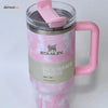 Blush Marble 40oz Stainless Steel Tumbler