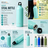 WOKY 700ml Stainless Steel Water Bottle